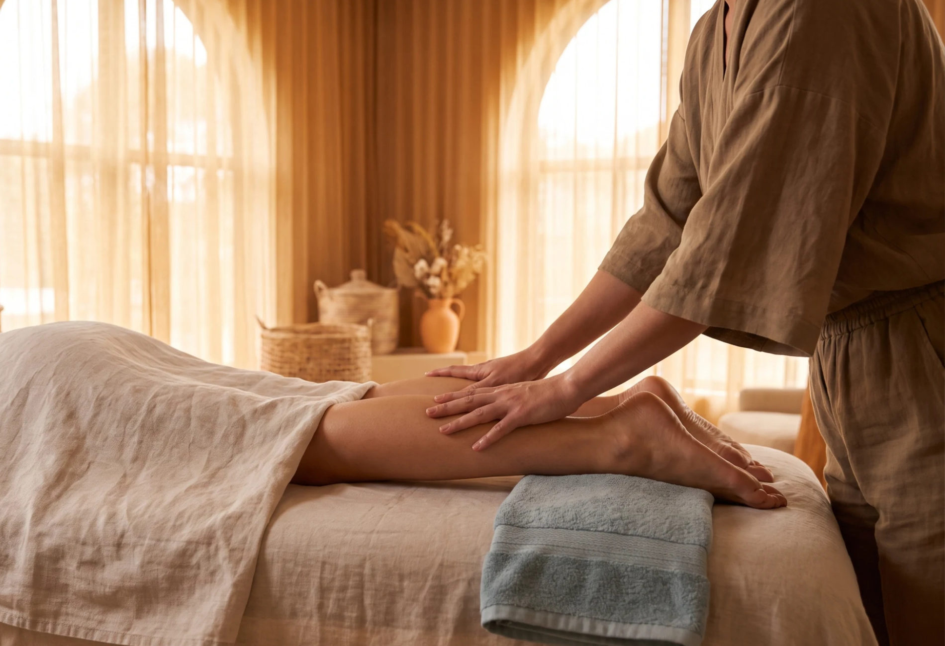 Wellness péče o nohy v létě – podpora lymfatického systému masáží